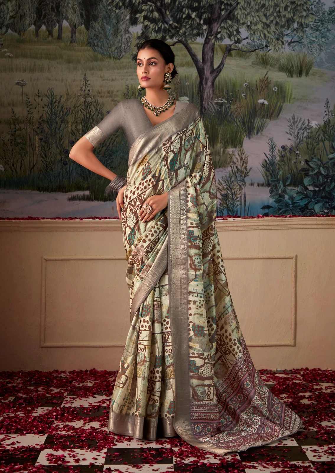 Rajpath Simoni Silk Tusser Silk Wholesale Fancy Sarees Catalog — Wholesale Sarees, MPA wholesale from Surat - Gallery Image 2